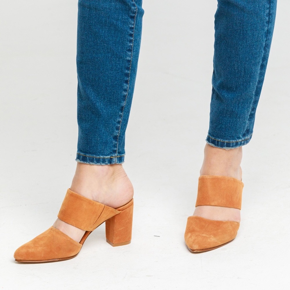 ABLE Joselyne Mule *never worn* chestnut brown 9.5